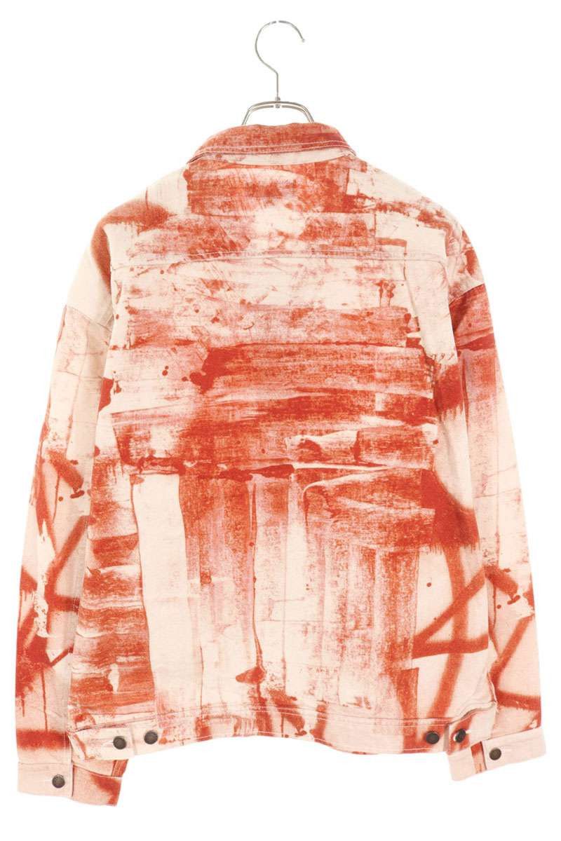 Supreme 21AW Christopher Wool Denim Work Jacket Red Size XL