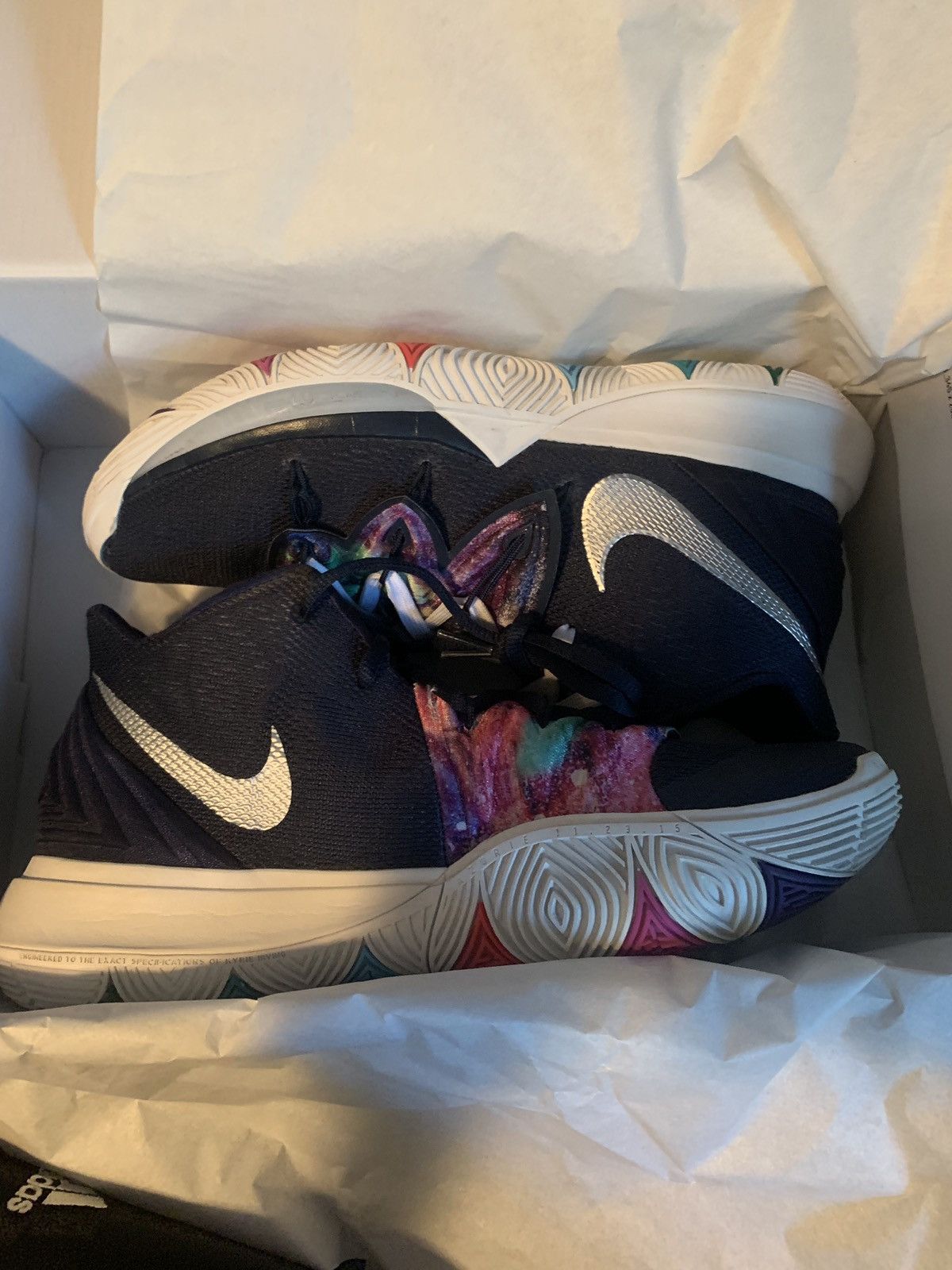 Nike Kyrie 5 galaxy Size 9.5 Grailed