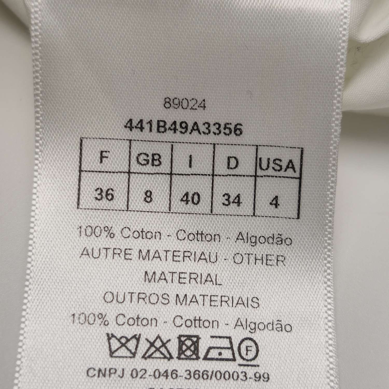 Dior Dior Women s Short Sleeve Shirts Size S / US 4 / IT 40 - 6 Thumbnail