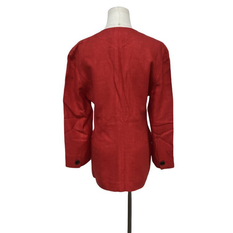 Dior Christian Dior Red Blazer Size M Size M / US 6-8 / IT 42-44 - 2 Thumbnail