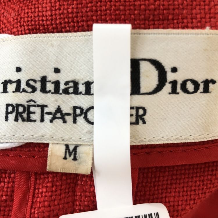 Dior Christian Dior Red Blazer Size M Size M / US 6-8 / IT 42-44 - 3 Thumbnail