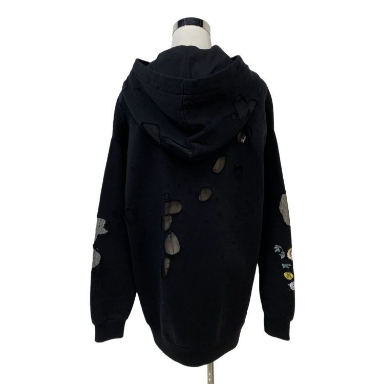 Givenchy Givenchy Floral Distressed Hoodie Size S Size US S / EU 44-46 / 1 - 2 Thumbnail