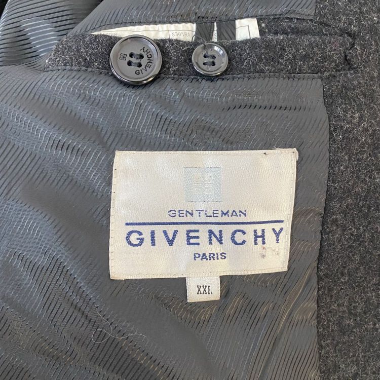 Givenchy Givenchy Plaid Wool Zip-Up Jacket Size XXL Size US XXL / EU 58 / 5 - 4 Thumbnail