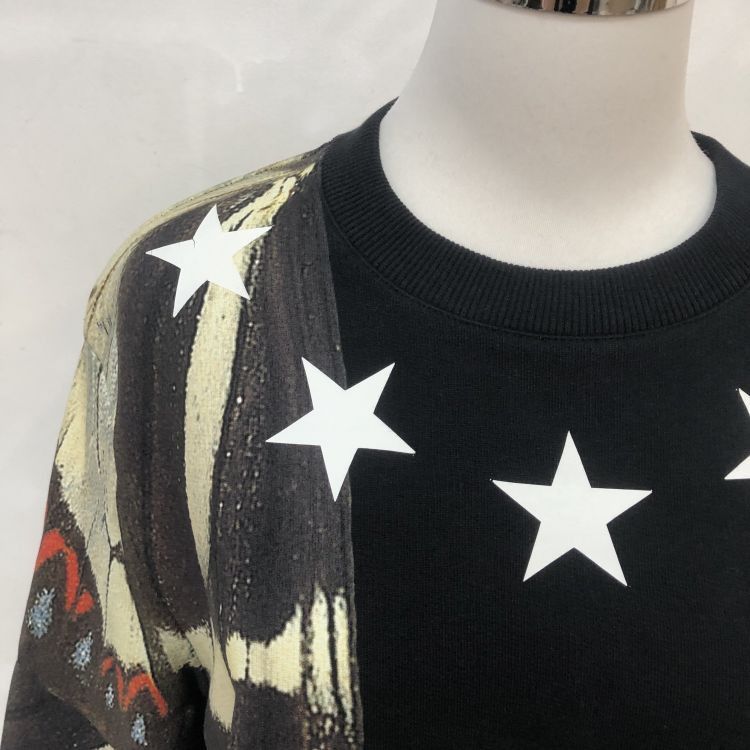 Givenchy Givenchy Butterfly Star Crewneck Sweatshirt Size S Size US S / EU 44-46 / 1 - 5 Thumbnail