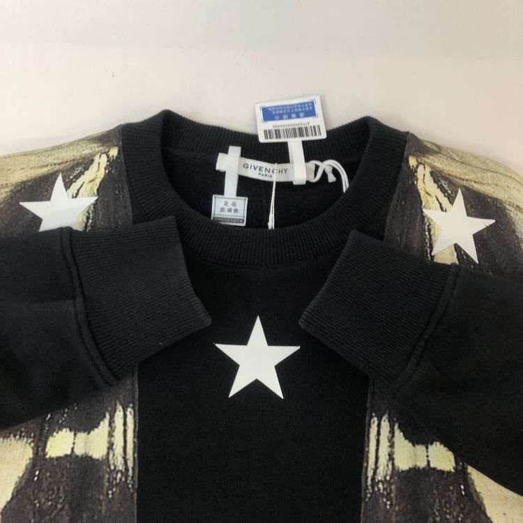 Givenchy Givenchy Butterfly Star Crewneck Sweatshirt Size S Size US S / EU 44-46 / 1 - 8 Thumbnail