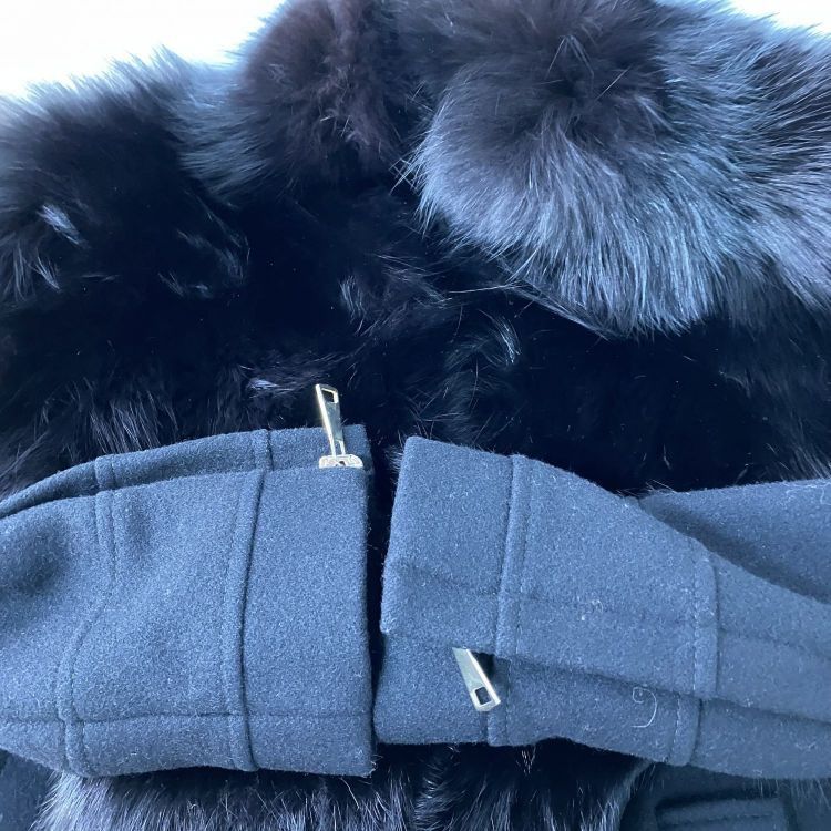 Givenchy Givenchy Fox Fur Trim Wool Coat Size 38 Size S / US 4 / IT 40 - 12 Thumbnail