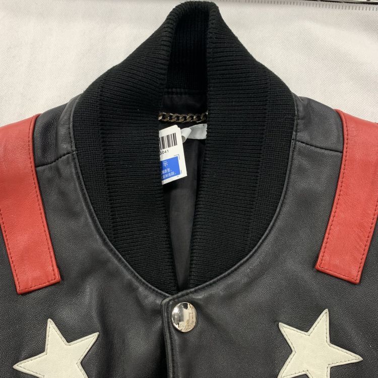 Givenchy Givenchy Star Leather Jacket Size M Size US M / EU 48-50 / 2 - 9 Thumbnail