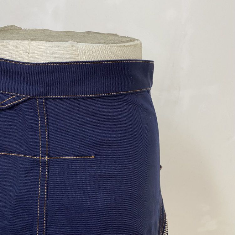 Givenchy Givenchy Navy Ruffled Mini Skirt Size 36 Size 26" / US 2 / IT 38 - 7 Thumbnail