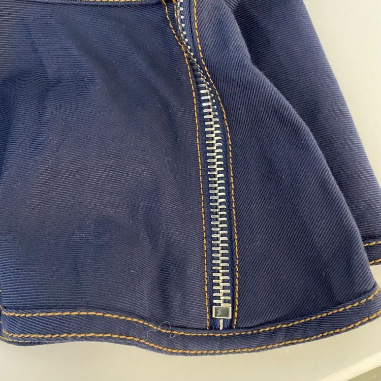 Givenchy Givenchy Navy Ruffled Mini Skirt Size 36 Size 26" / US 2 / IT 38 - 8 Thumbnail