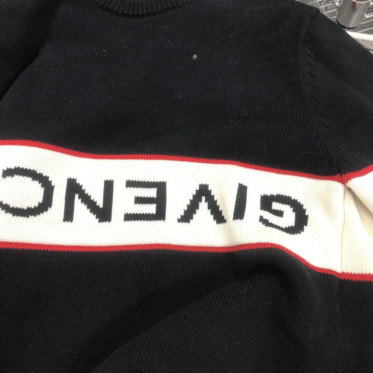 Givenchy Givenchy Inverted Logo Stripe Sweater Size M Size US M / EU 48-50 / 2 - 6 Thumbnail