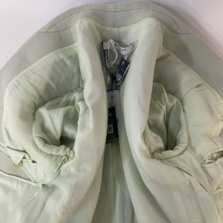 Givenchy Givenchy Mint Green Wool Coat Size 34 Size XXS / US 00 / IT 34 - 11 Thumbnail