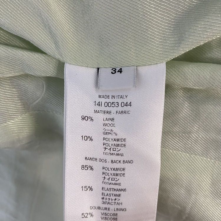 Givenchy Givenchy Mint Green Wool Coat Size 34 Size XXS / US 00 / IT 34 - 4 Thumbnail