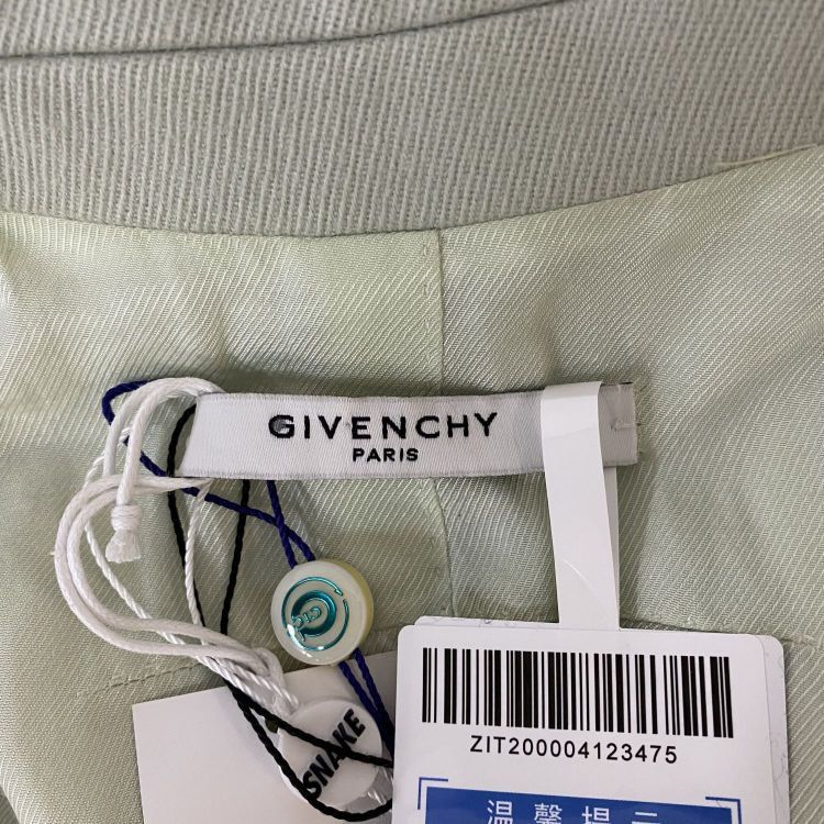 Givenchy Givenchy Mint Green Wool Coat Size 34 Size XXS / US 00 / IT 34 - 3 Thumbnail