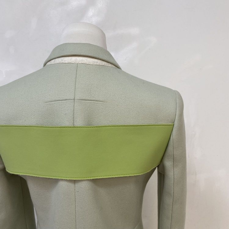 Givenchy Givenchy Mint Green Wool Coat Size 34 Size XXS / US 00 / IT 34 - 8 Thumbnail