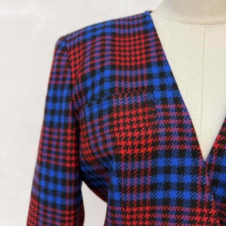 Givenchy Givenchy Life Plaid Wool Jacket Size M Size M / US 6-8 / IT 42-44 - 8 Thumbnail