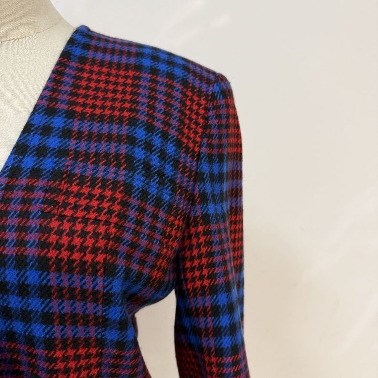 Givenchy Givenchy Life Plaid Wool Jacket Size M Size M / US 6-8 / IT 42-44 - 7 Thumbnail
