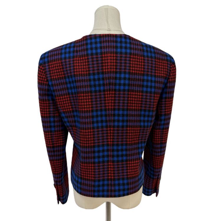 Givenchy Givenchy Life Plaid Wool Jacket Size M Size M / US 6-8 / IT 42-44 - 2 Thumbnail