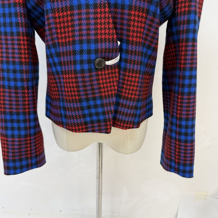 Givenchy Givenchy Life Plaid Wool Jacket Size M Size M / US 6-8 / IT 42-44 - 9 Thumbnail