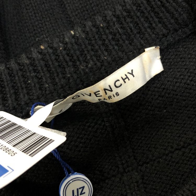 Givenchy Givenchy Logo Stripe Wool Sweater Size L Size US L / EU 52-54 / 3 - 6 Thumbnail