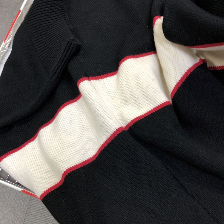 Givenchy Givenchy Logo Stripe Wool Sweater Size L Size US L / EU 52-54 / 3 - 9 Thumbnail