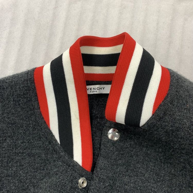Givenchy Givenchy Number Varsity Knit Cardigan Size M Size US M / EU 48-50 / 2 - 10 Thumbnail