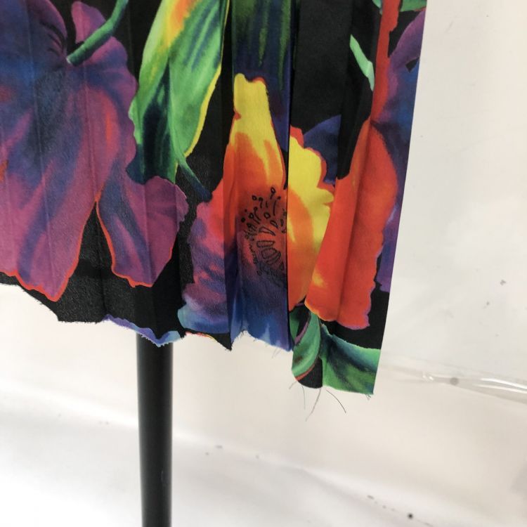 Balenciaga Balenciaga Floral Pleated Midi Skirt Size 36 Size 26" / US 2 / IT 38 - 9 Thumbnail