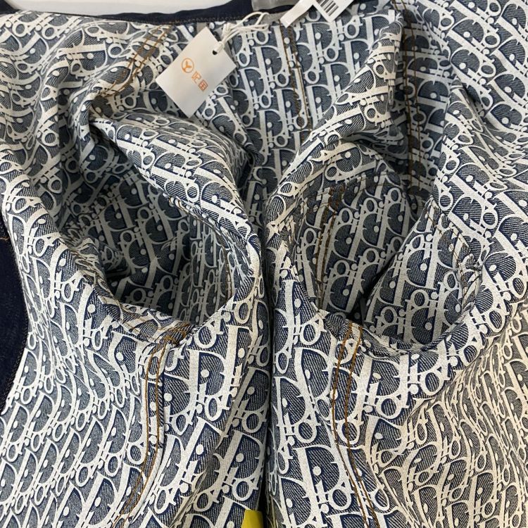 Dior Dior Oblique Lining Denim Shirt Size 48 Size US M / EU 48-50 / 2 - 8 Thumbnail