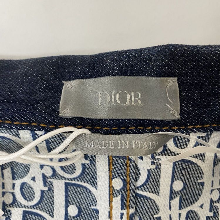 Dior Dior Oblique Lining Denim Shirt Size 48 Size US M / EU 48-50 / 2 - 3 Thumbnail