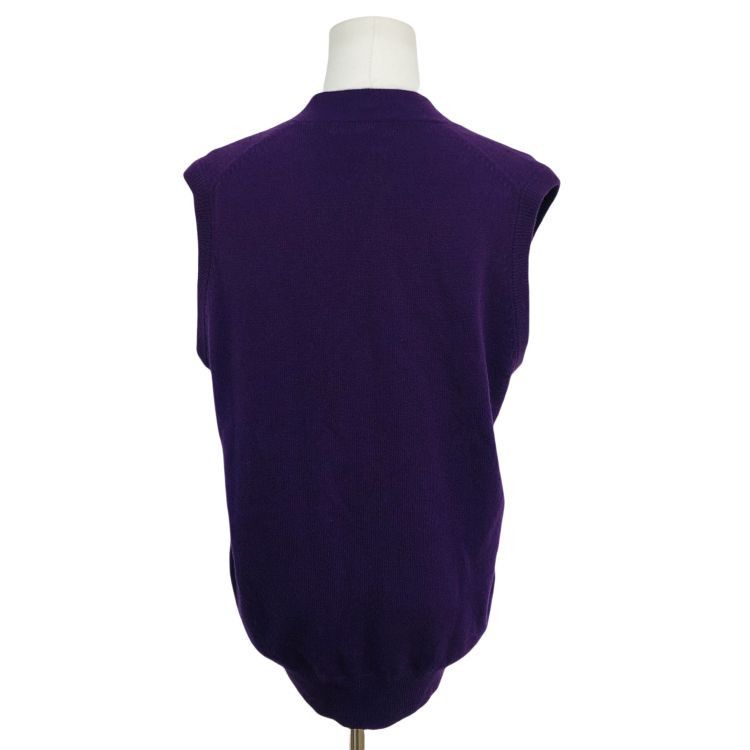 Dior Dior Purple Knit Vest Size L Size US L / EU 52-54 / 3 - 2 Thumbnail