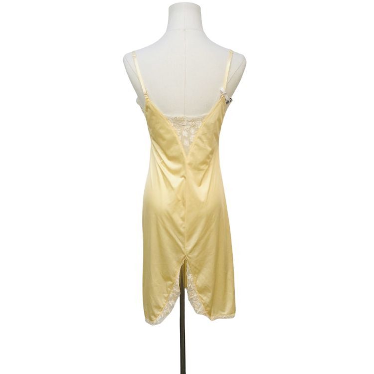 Dior Dior Yellow Lace Slip Dress Size S Size S / US 4 / IT 40 - 2 Thumbnail
