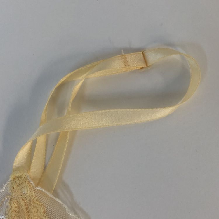 Dior Dior Yellow Lace Slip Dress Size S Size S / US 4 / IT 40 - 6 Thumbnail