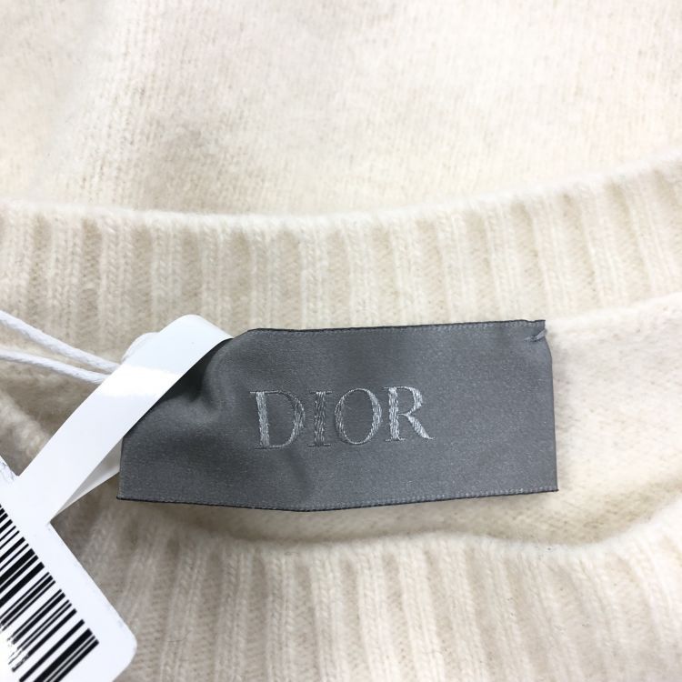 Dior Dior Multi Logo Sweater Cream Size M Size US M / EU 48-50 / 2 - 3 Thumbnail