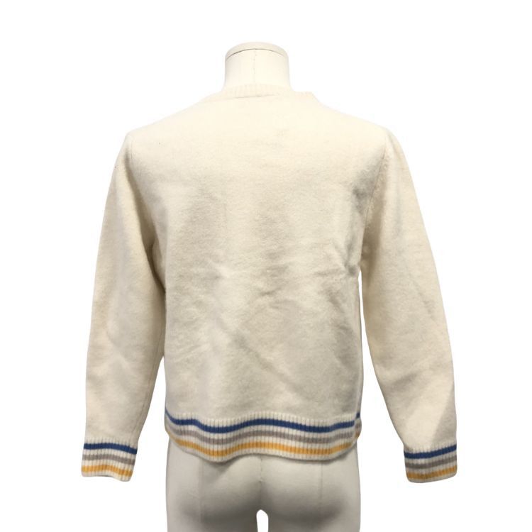 Dior Dior Multi Logo Sweater Cream Size M Size US M / EU 48-50 / 2 - 2 Thumbnail