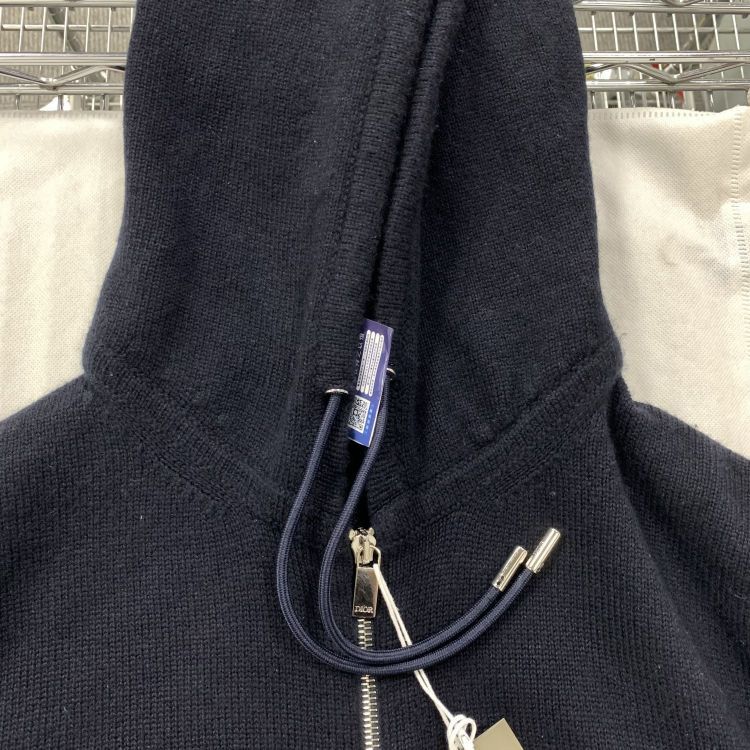 Dior Dior Cashmere Zip-Up Hoodie Navy Size S Size US S / EU 44-46 / 1 - 8 Thumbnail