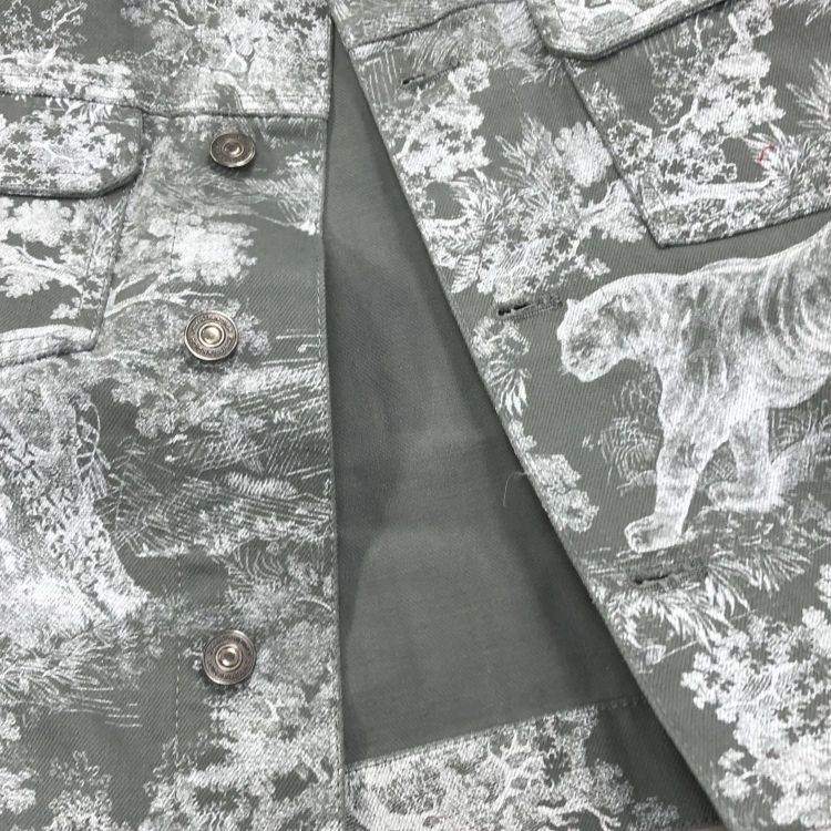 Dior Dior Toile de Jouy Denim Jacket US XS Size US XS / EU 42 / 0 - 6 Thumbnail