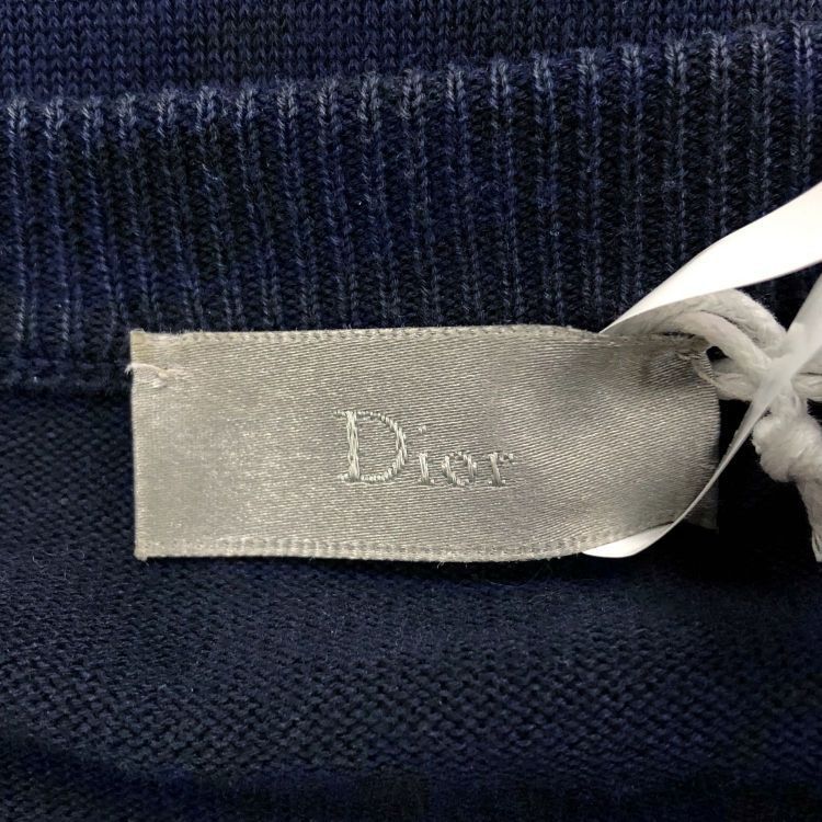 Dior Dior Blue Paint Splash Crewneck Sweater Size L Size US L / EU 52-54 / 3 - 3 Thumbnail