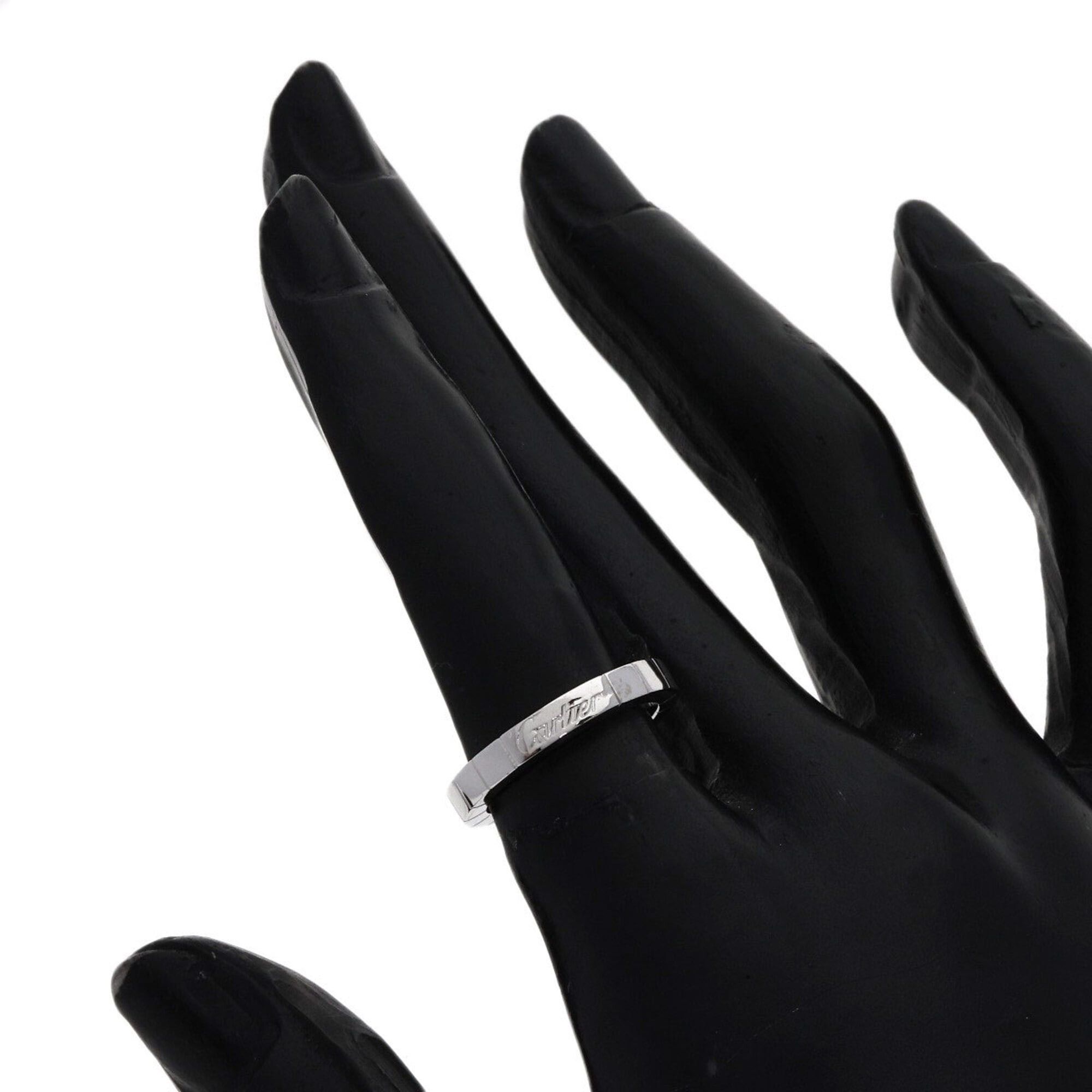 Cartier Cartier Lanieres #48 Ring, 18K White Gold, Women's. Size ONE SIZE - 7 Thumbnail