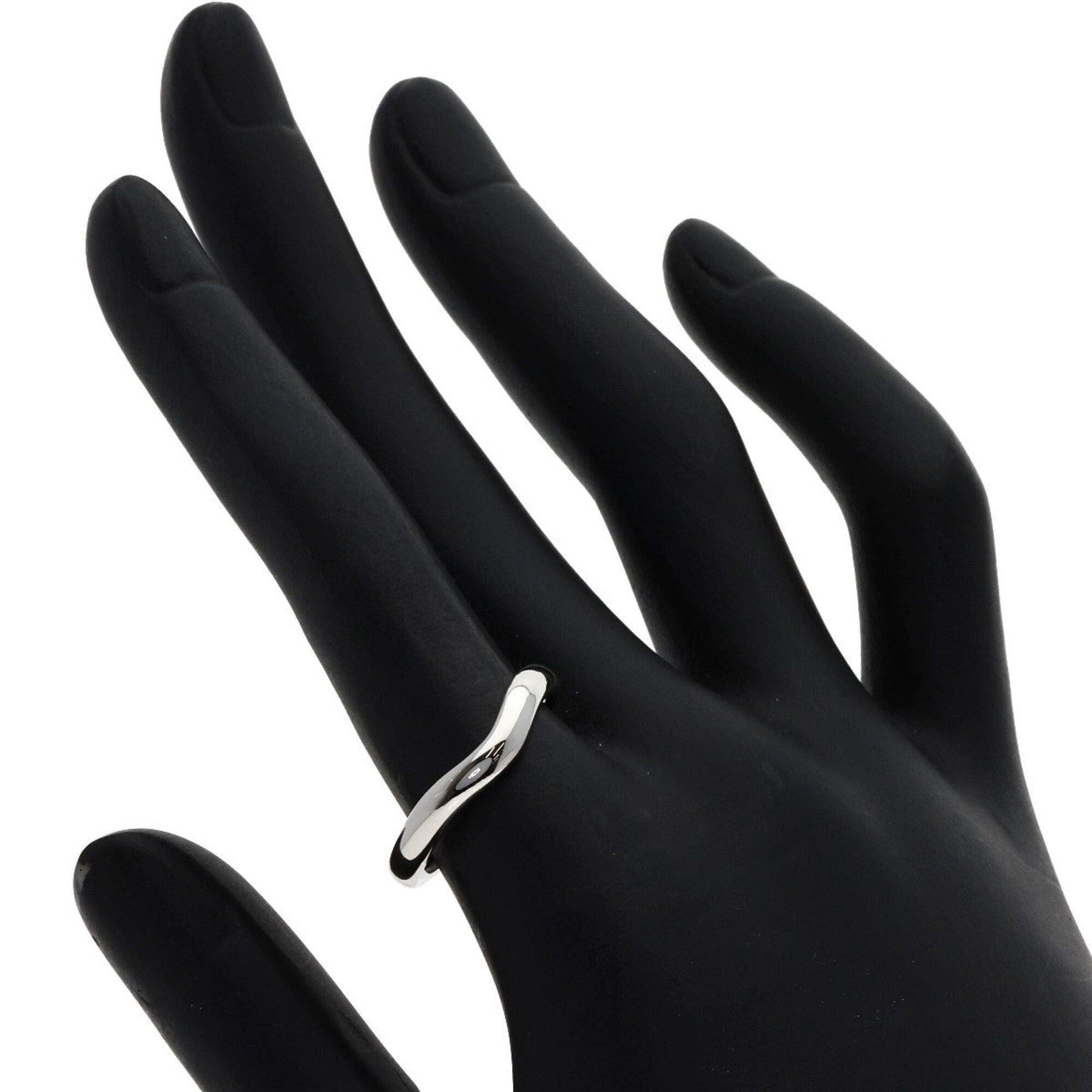 Tiffany & Co. Tiffany & Co. Curved Band Ring, Platinum PT950, Women's Ring. Size ONE SIZE - 6 Thumbnail