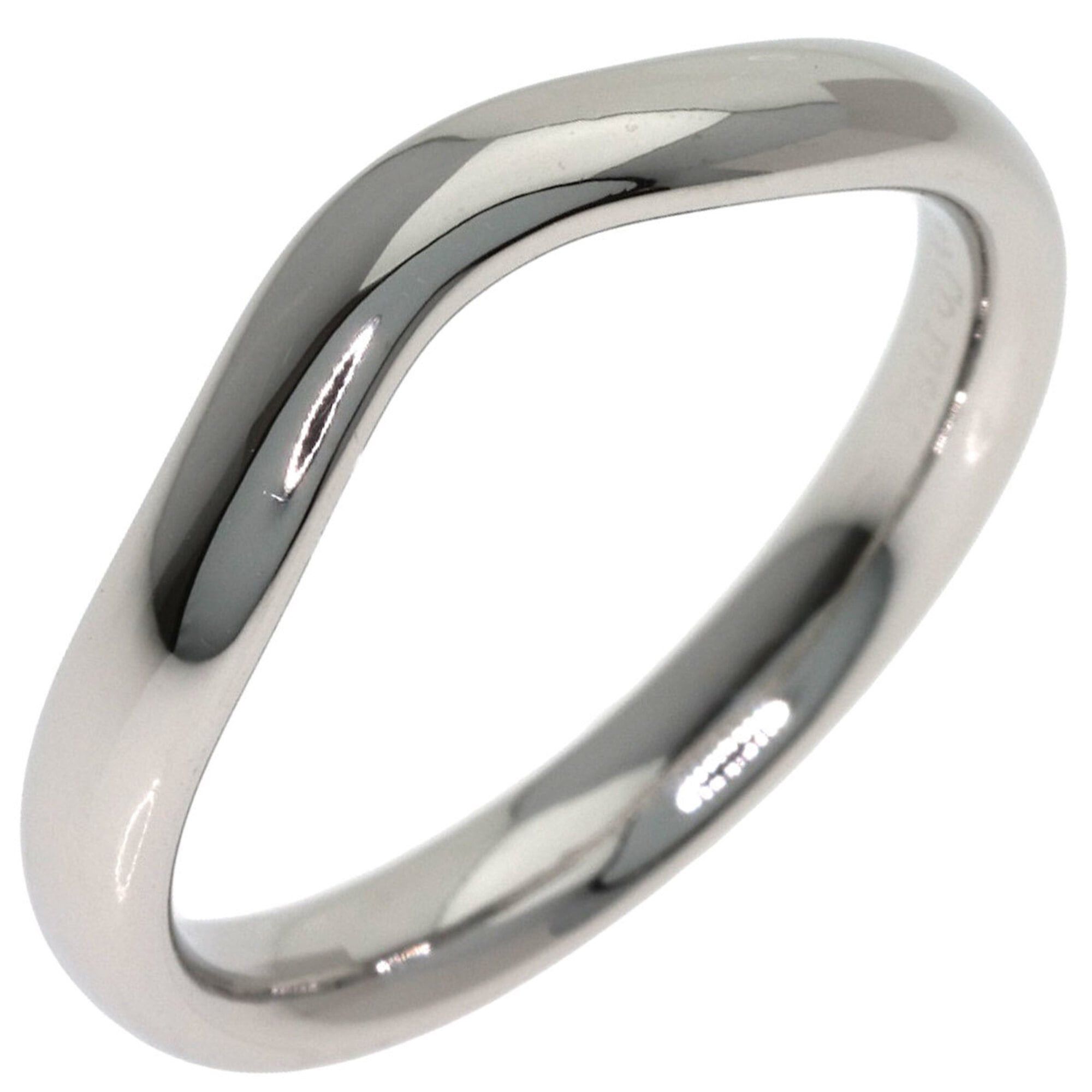 Tiffany & Co. Tiffany & Co. Curved Band Ring, Platinum PT950, Women's Ring. Size ONE SIZE - 2 Thumbnail