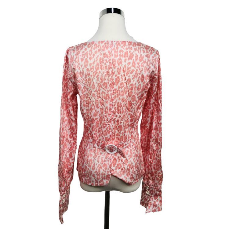 Dior Miss Dior Leopard Print Blouse Size L Size L / US 10 / IT 46 - 2 Thumbnail