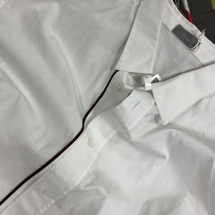 Dior Dior White Button-up Shirt Size M Size US XXS / EU 40 - 5 Thumbnail