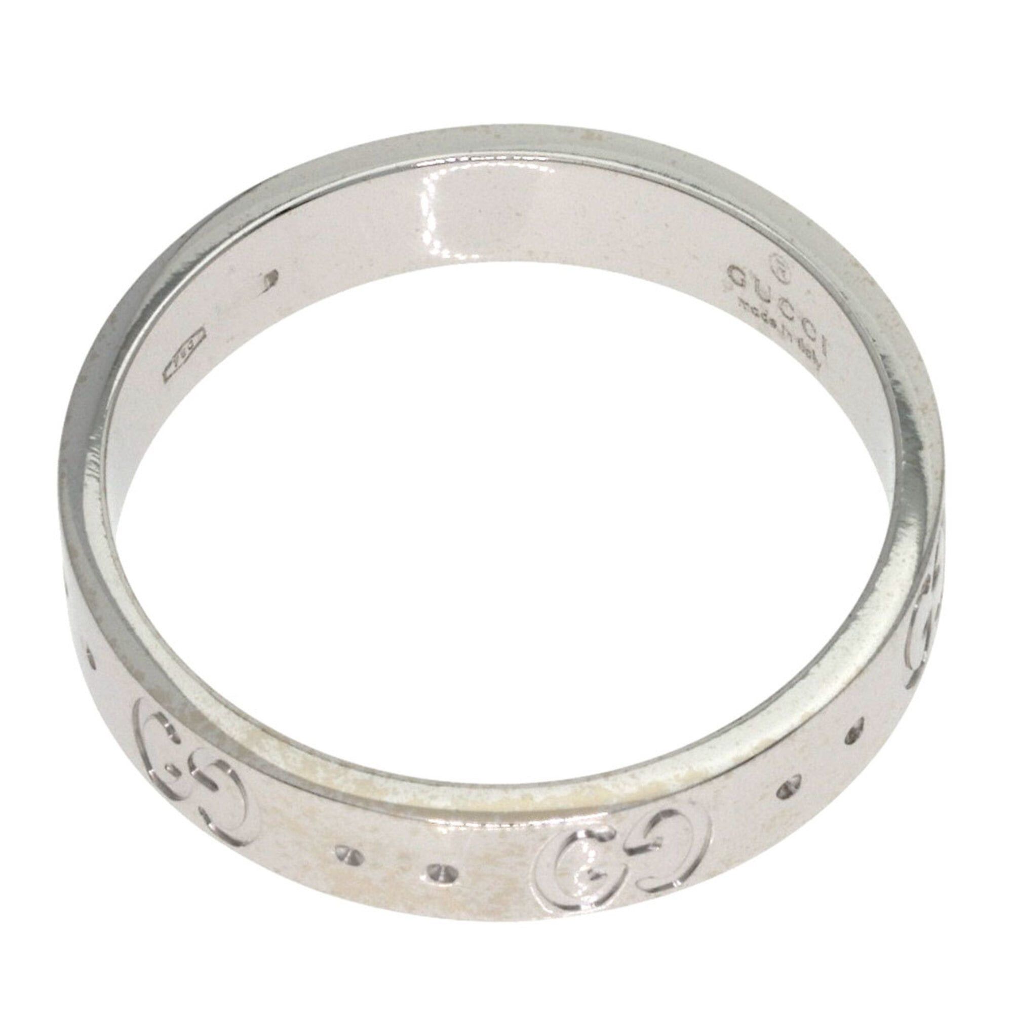 Gucci Gucci Icon #15 Ring - 18K White Gold Women's GUCCI Size ONE SIZE - 4 Thumbnail
