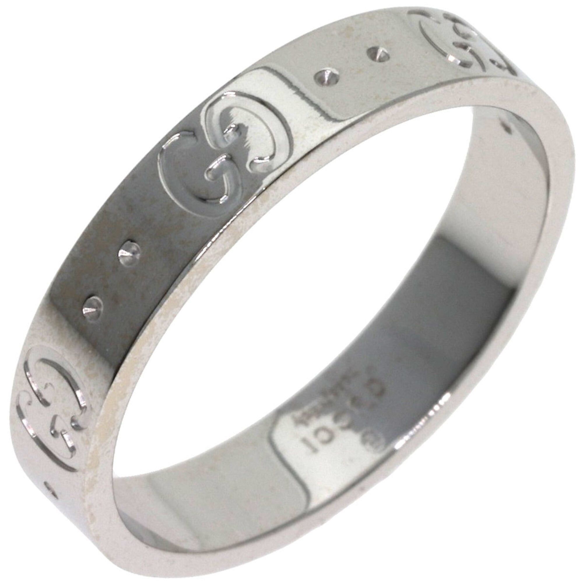 Gucci Gucci Icon #15 Ring - 18K White Gold Women's GUCCI Size ONE SIZE - 2 Thumbnail