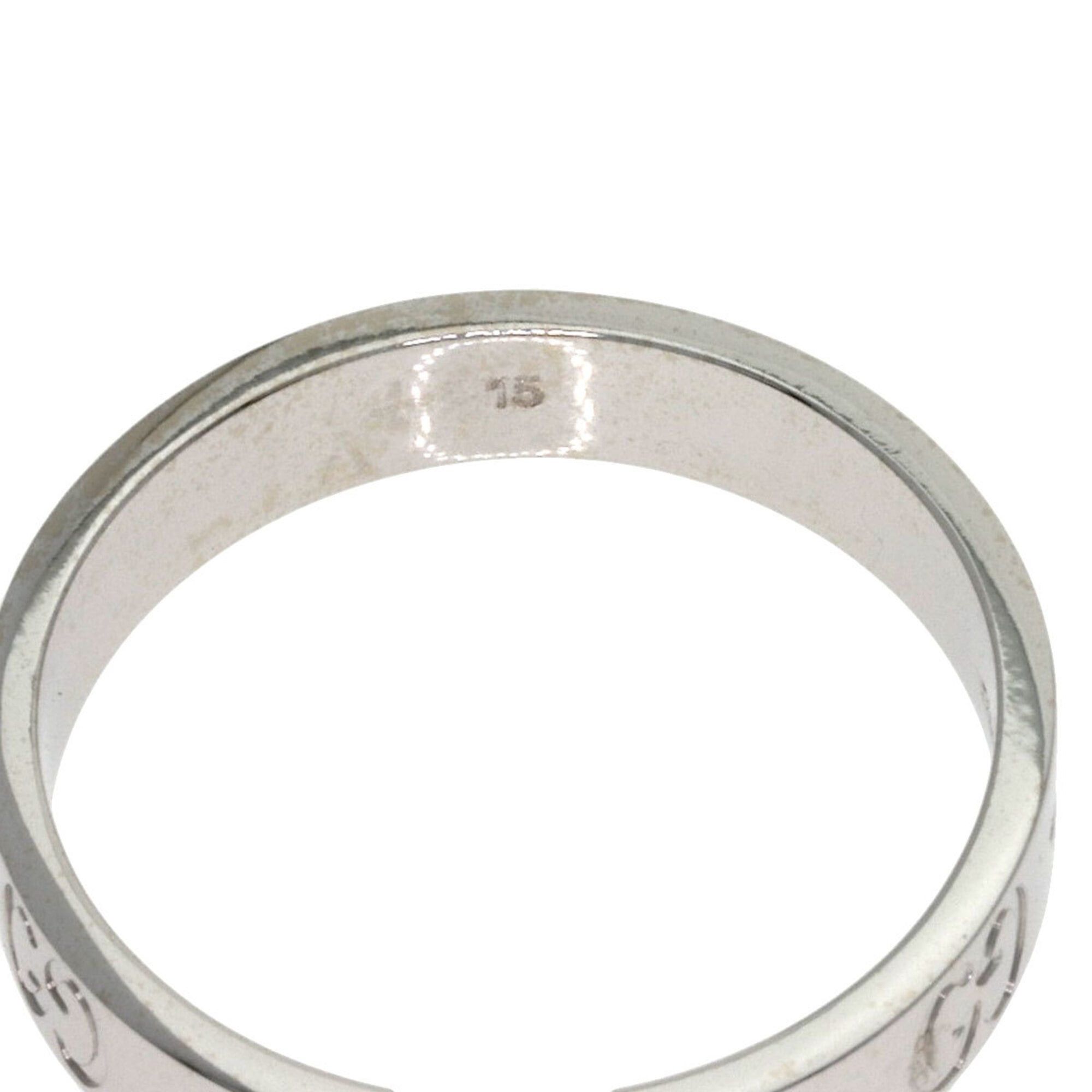 Gucci Gucci Icon #15 Ring - 18K White Gold Women's GUCCI Size ONE SIZE - 5 Thumbnail