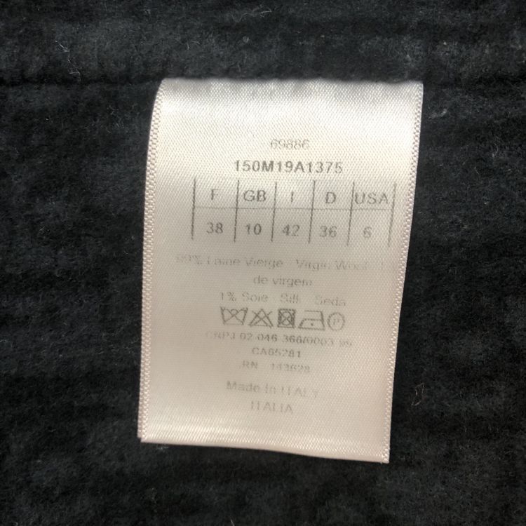 Dior Dior Monogram Wool Coat Size 38 Size S / US 4 / IT 40 - 4 Thumbnail