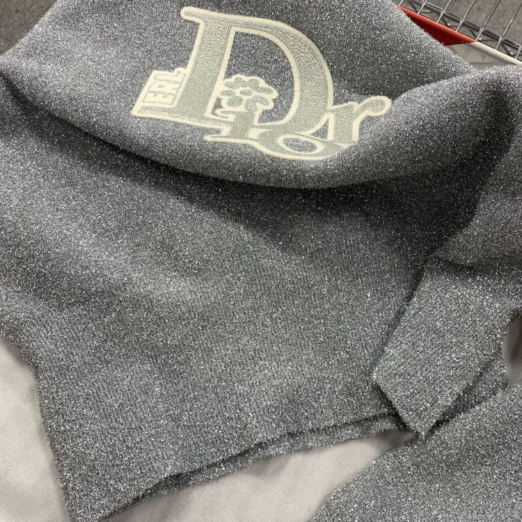Dior Dior x ERL Metallic Knit Sweater Size L Size US L / EU 52-54 / 3 - 7 Thumbnail