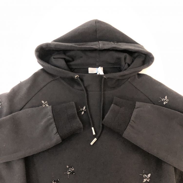 Dior Dior Bee Embellished Hoodie Size XL Size US XL / EU 56 / 4 - 9 Thumbnail