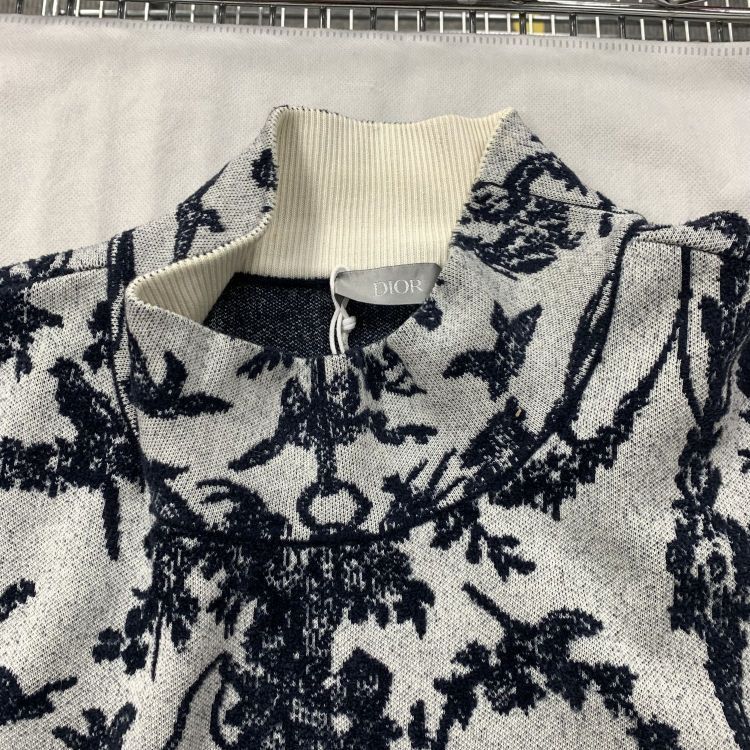 Dior Dior Toile de Jouy Print Sweater Size L Size US L / EU 52-54 / 3 - 6 Thumbnail
