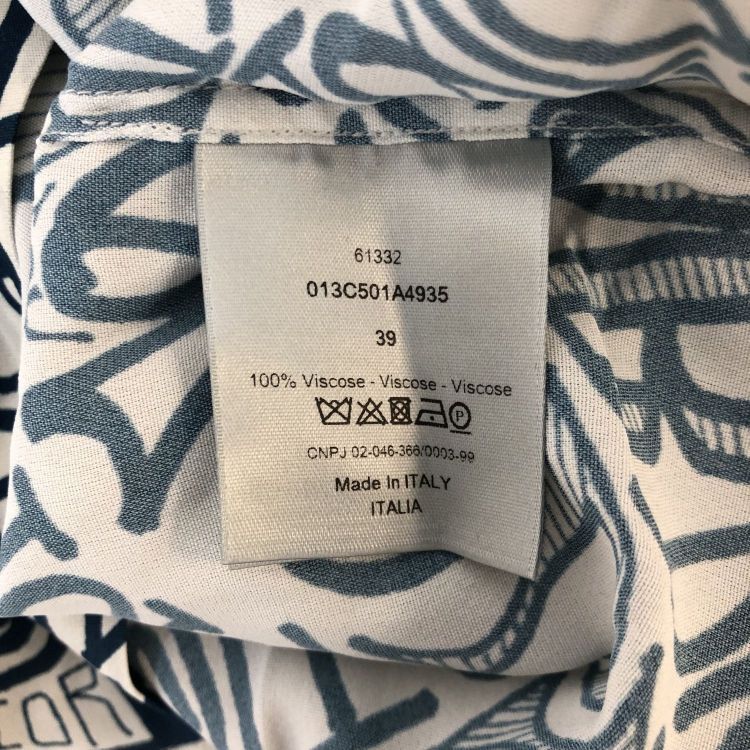 Dior Dior Graffiti Logo Shirt US M Size US M / EU 48-50 / 2 - 4 Thumbnail