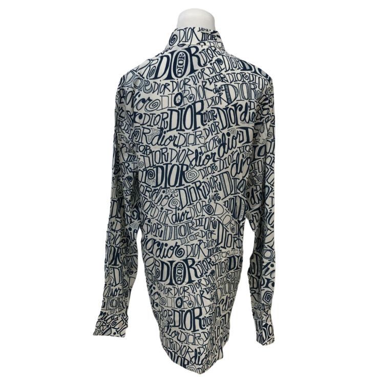 Dior Dior Graffiti Logo Shirt US M Size US M / EU 48-50 / 2 - 2 Thumbnail